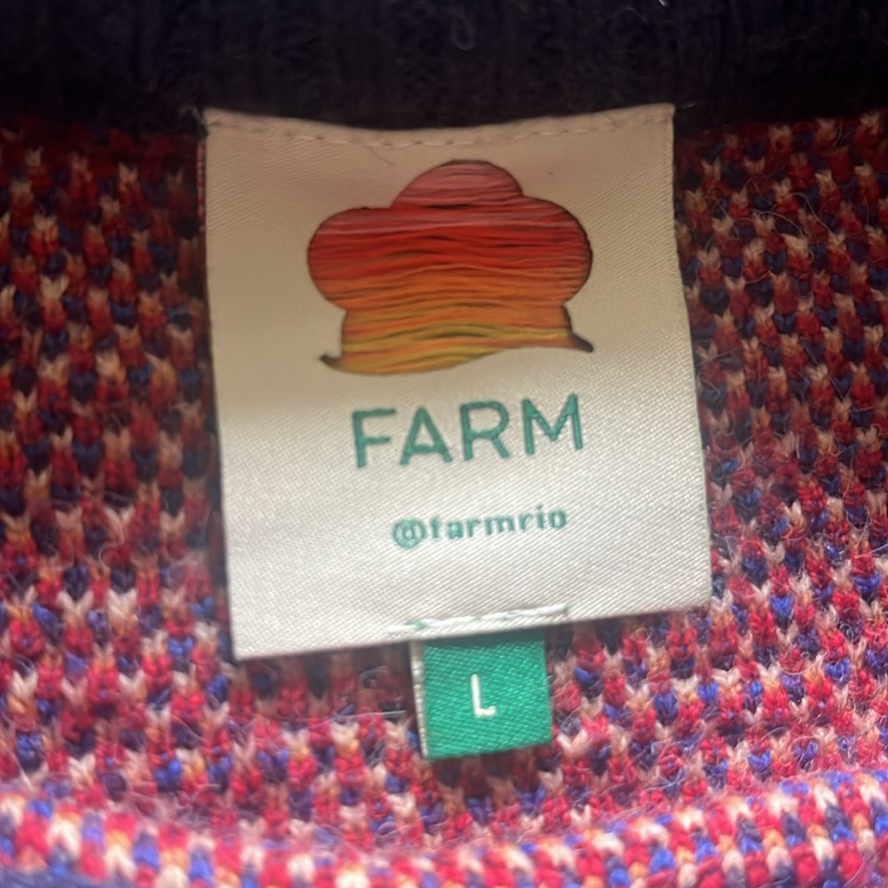 FARM Rio Multicolor Patterned Sweater - Picture 7 of 9
